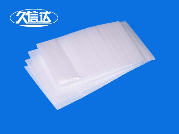 最新鋼化玻璃包裝袋_CPE磨砂複珍(zhēn)珠棉一(yī)體袋(dài)(圖1)